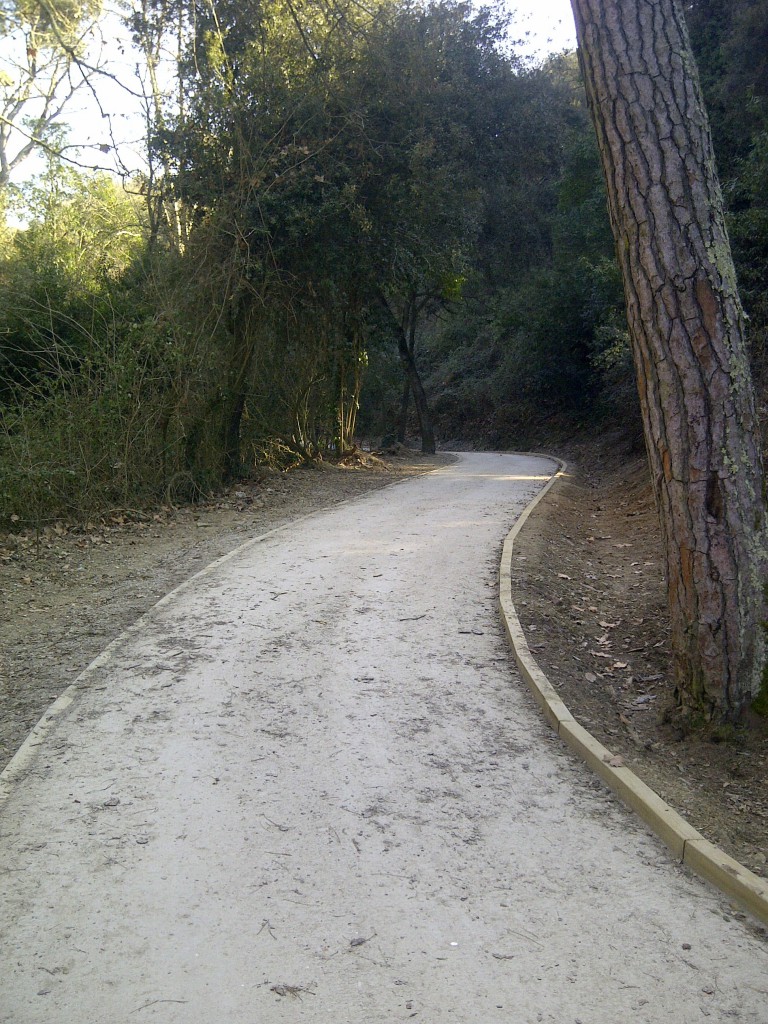 Estabilització SAULO SOLID itinerari adaptat per a minusvàlids al Parc Natural de Collserola - Barcelona